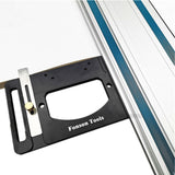Track Saw Square Guide Rail Clamp W/ 1200mm Parallel Guide System Woodworking 90 Degree Right Angle Guide Plate Position Tool