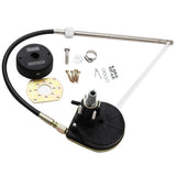 Boat Steering Cable - Replacement Marine Motor Mechanical Outboard Steering Cable 12FT with Accessories