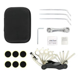 Sahoo Multi-Function 15-In-1 Cycling Bike Bicycle Mechanic Tyre Repair Tool Kit Set Cycling Multifunctional Tire Repair Kit Tool