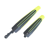 2 pieces Of Bicycle Mudguards Mud-proof Mountain Bike Tires Front And Rear Mudguards Colored Plastic Fender Wings Bicycle Parts