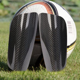 Carbon Fiber Soccer Shin Guards With Carry Case Breathable Professional Hard Shin Pad For Kid,Youth,Adult