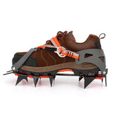 Winter Ice Cleats Crampons Ice Cleats Snow Hiking Ice Walking 12 Spikes Winter Outdoor Snowshoes Grip