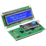 LCD1602+I2C 1602 16x2 1602A Blue/Green screen HD44780 Character LCD /w IIC/I2C Serial Interface Adapter Module For Arduino