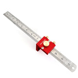 300mm/12 Inch Metric Imperial Double Scale Line Drawing Ruler Stainless Steel Woodworking Line Drawing Tool Woodworking Ruler