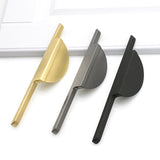 High Grade Cabinet Handle Modern Simple Semicircular Gold Pulls Wardrobe Door Knobs Zinc Alloy Household Hardware