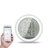 2022. Smart Home Temperature And Humidity Sensor With LED Screen Works With Google Assistant and Tuya Zigbee Hub