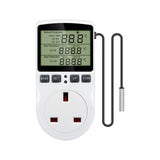Timer Socket Digital Thermostat 220v Temperature Controller Socket Outlet With Timer Switch Cooling Heating Temperature Sensor