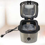 No oily smoke 1.2L electric fryer 220V stainless steel detachable liner household mini constant temperature electric fryer