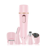 4 in 1 Electric Razor for Women Flawless Eyebrow Hair Remover Lady Shaver Electric Body Epilator for Legs Arms Bikini Line