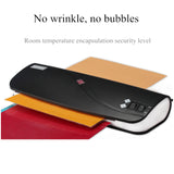 A4 9 inch Office Hot&amp;Cold Photo Laminator Roll Laminator Thermal Laminating Machine for A4 Document Photo Fast Laminating Speed