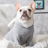 French Bulldog Hoodies Coat Jacket Cute Rabbit Ears Shape Winter Warm Pet Clothes for Small Dogs Puppy Cat Clothing Costume