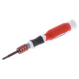 Adjustable Ratchet Screwdriver Set S2 Alloy Steel Slotted Cross Screwdriver Bits Dual Purpose Hand Repair Tools