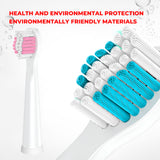 Replacement toothbrush head, Soft hair brush head, Detachable toothbrush head