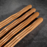 Wooden Therapy Massage Tools Scraping Stick Beech Wood Back Shoulder Neck Waist Leg Massage Tools Lymphatic Drainage Tools