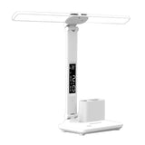 LED Desk Lamp,Multifunction Table Lamp With Calendar USB Touch Night Light With Pen Holder For Bedroom Reading Lamp