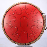 nEW Steel Tongue Drum 13 inch 15 tone Drum Handheld Tank Drum Percussion Instrument Yoga Meditation Beginner Music Lovers Gift