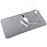 59*30cm Microplush Electric Therapy Heating Pad 10 Level Winter Warmer Electric Blanket for Abdomen Waist Back Pain Relief