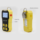 4 In 1 Gases Detector (O2+H2S+CO+LEL) 2 Inch LCD Display Toxic Harmful Gases Detector Combustible Gases Leak Detection