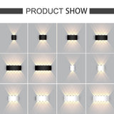 Led Wandlamp IP65 Outdoor Waterdichte Tuin Verlichting AC86-265 Aluminium Indoor Slaapkamer Woonkamer Trap Wandlamp
