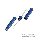 1Pc Pocket Toothpick Tooth Pick Tool Metal Toothpick Holder Outdoor Toothpick