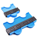 Contour Gauge, Shape Duplicator 2 Pcs Profile Gauge 5 Inch and 10 Inch Widen Contour Duplications for Corners(Blue)