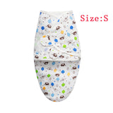 Baby sleeping bag newborn envelope cocoon wrap swaddle soft 100% cotton 0-6 months sleep blanket