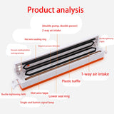 Vacuum Sealer Packaging Machine 220V Household Food Vacuum Sealer Film Sealer Vacuum Packer Including 20Pcs Bags EU Plug