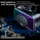 Virtual Reality Glasses Multifunctional VR Headset Glasses Head-Mounted Travel Focus Adjustment 3D VR Glasses Mobile Phone