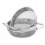 Double-Deck Stainless Steel Honey Strainer Double Screen Sieve Stainless Steel Beekeeping Equipment Filter Durable Settling Tank