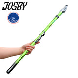 JOSBY 2020 NEW Carbon Fiber Telescopic Carp Pesca Rock Fishing Rod pole Portable Spinning travel ultralight 3.6M 4.5M 5.4M 6.3M