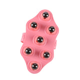 Multifunctional seven bead massage brush ball five elements meridian brush body beauty thin leg lymph dredge massager brush