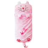 Children Thermal Keep Warm Sleeping Bag Comfortable Cotton Envelope Backpacking Washable Sleeping Quilt Outdoor Travel Blanket