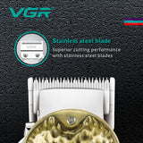 Full Metal Cordless Adjustable Hair Trimmer For Men Professional Hair Clipper Barber Electric Beard Hair Cutting Machine
