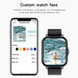 New GT20 Ultra-thin Woman Man Smart Watch 1.69inch Square Screen Bluetooth Call Heart Rate Blood Oxy huawei xiaomi PK Y20 P8