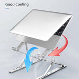 New LH-014 aluminum alloy portable portable stand, foldable iPad stand, laptop stand, double-layer folding design