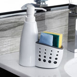 300ml Soap Dispenser Pump with Sponge Caddy Holder for Kitchens Bathrooms