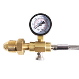 Refill Station Transfer Adaptor Hose For BS 341 No. 3 (UK) Argon Cylinder Bottle,Helium Or CO2 Transfill Adaptor