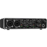 BEHRINGER UMC204HD External Sound Card Recording 2x4,24-Bit/192 kHz USB Audio/MIDI Interface With Midas Mic Preamplifiers