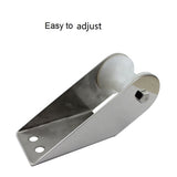 316 Stainless Steel 155mm Bow Anchor Roller Brackets Stamping Bow Roller Wheel For Marine Yacht Boat Trailer Parts