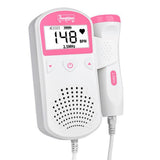 New Fetal Doppler Ultrasound Baby Heartbeat Detector Home Pregnant Doppler Baby Heart Rate Monitor Pocket Doppler 2.5MHz