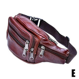 1pc Waist Pack Men's Casual Bag Travel Purse Waterproof Belt Zipper Tactical Outdoor Sport Fanny Multifunction Phone Pocket