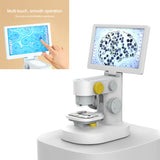 9Inch Microscope HD Foldable Touch Screen 100X 600X 1200X Digital Biological Microscope 5MP 1080P USB Charging Microscope Camera