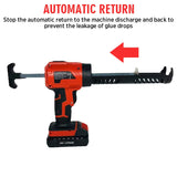 Multi-function Wireless Caulking Gun Heat Hot Melt 7000RPM Electric Pressure Glue Sewing Seams Sealant Glue Gun with Battery