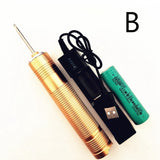 10W 5v BJ-01 510 Electric Soldering Iron Portable Wireless Solder Stations DIY Battery Heating Element Repair Tools 510 Tip Mini