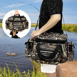Large Capacity Fishing Tackle Bag Waterproof Fishing Tackle Storage Bag Case Outdoor Travel Hunting Shoulder Bag Fishing Bags