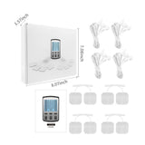Portable Electrotherapy Machine Muscle Stimulator 15 Modes 4 Outputs 8 Pads Pain Relief Shoulder Pulse Impulse Mini Massager