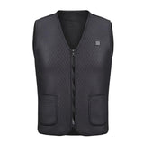 Fashion Men Women Electric Heated Vest Heating Waistcoat Warm Winter Heating Vest Jacket Outdoor Jacket Winter USB Heater