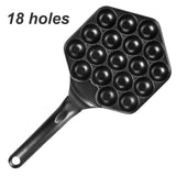 12 Holes Aluminum Alloy Takoyaki Pan Takoyaki Maker 18 Holes Chibi Maruko machine Baking Forms Mold Pan Octopus Baking Machine