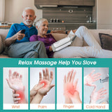 Electric Hand Massage Machine Heat Air Compression Palm Massager Pain Relief Acupoint Wireless Massage Beauty Fingers Therapy