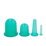 Silicone Vacuum Cupping Cans for Face Massager Massage Ventosa Suction Cup Facial Massage Cans Jars Anti Cellulite Health Care